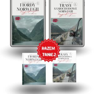Pakiet 2 sztuk e-booków. Fiordy Norwegii, Trasy samochodowe Norwegii